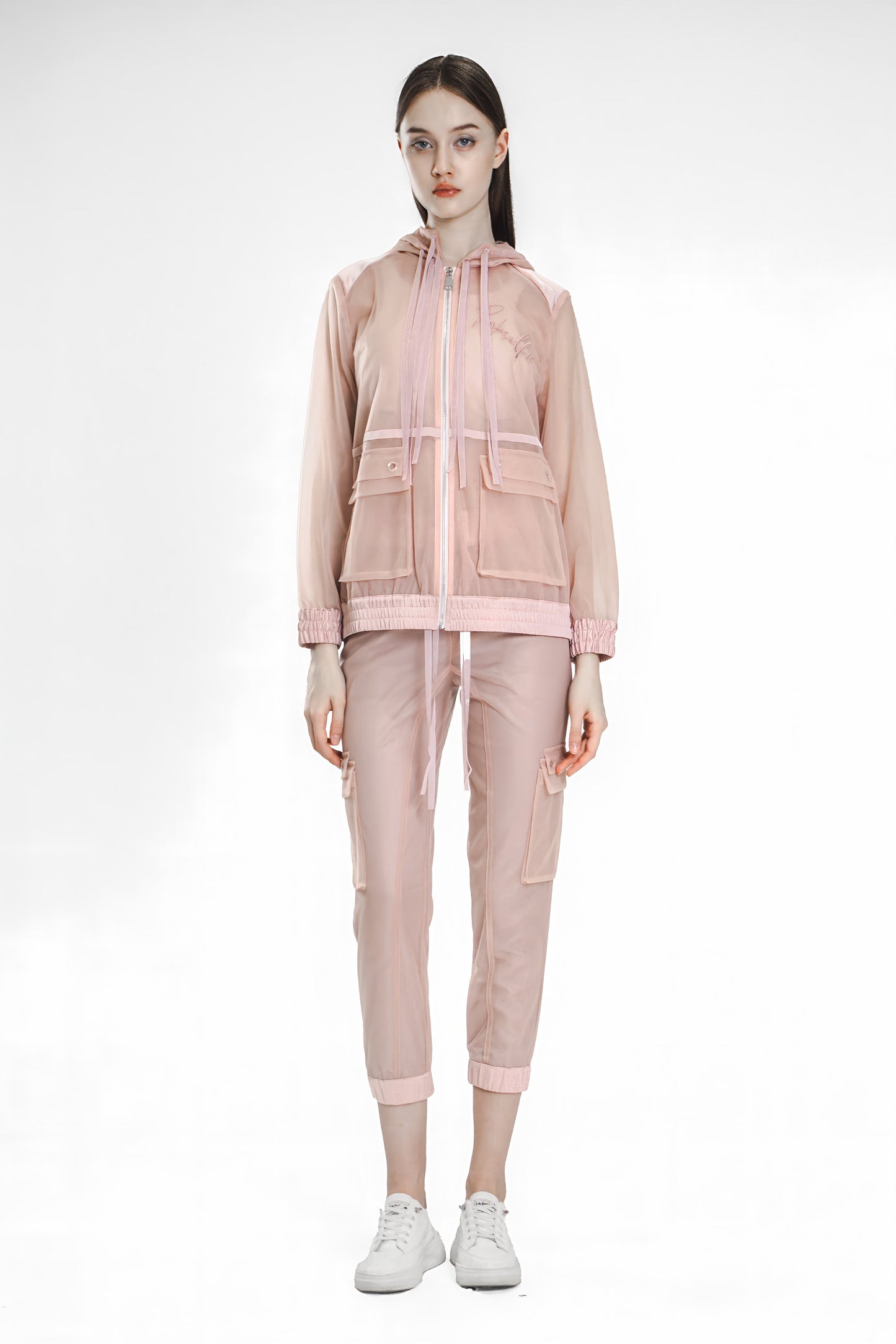 
                  
                    PINK/BLUE MESH PANEL HOODIE SWEATSHIRT
                  
                