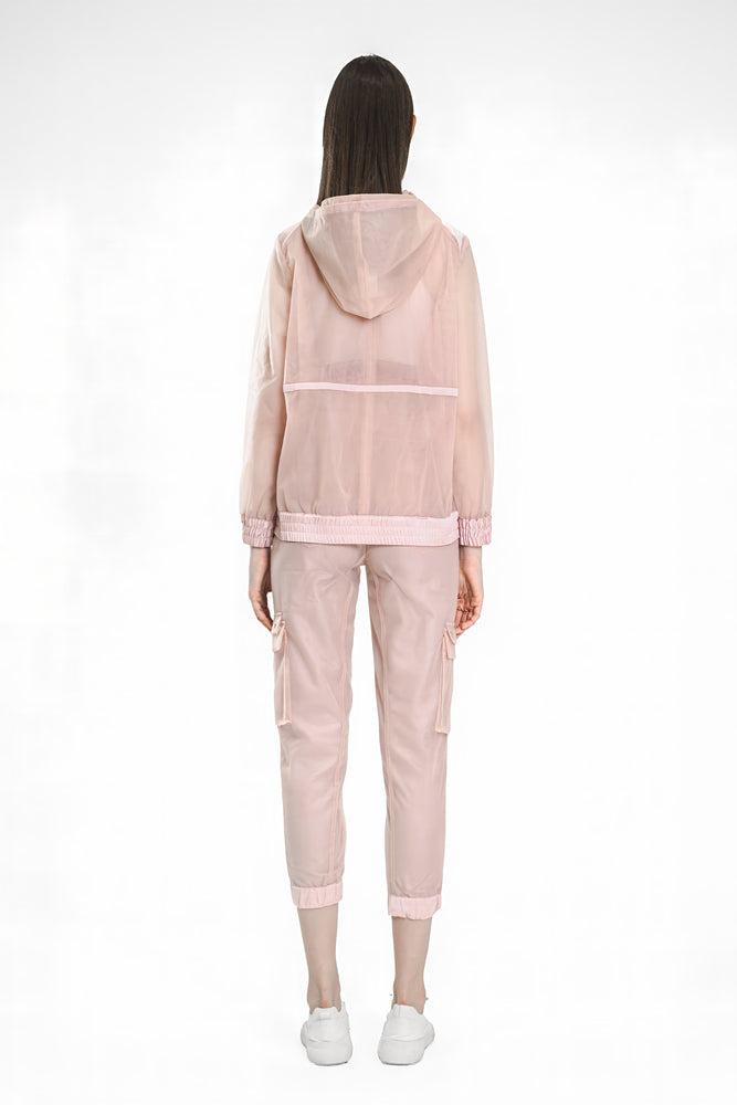 
                  
                    PINK/BLUE MESH PANEL HOODIE SWEATSHIRT
                  
                