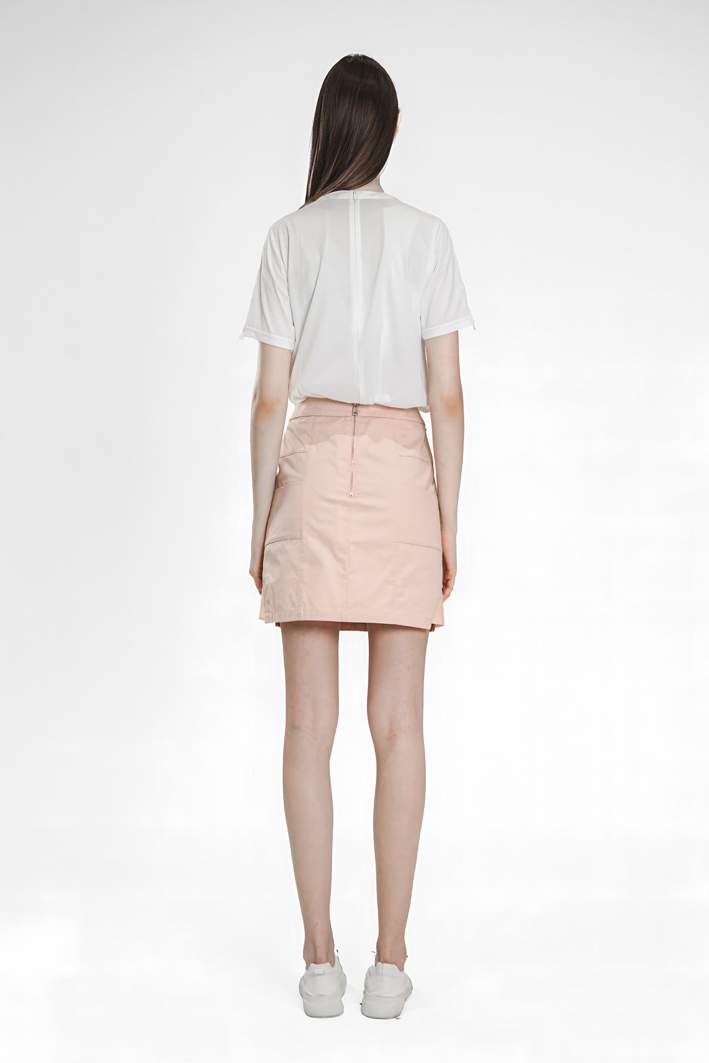 
                  
                    PINK / PURPLE FITTED SKIRT
                  
                