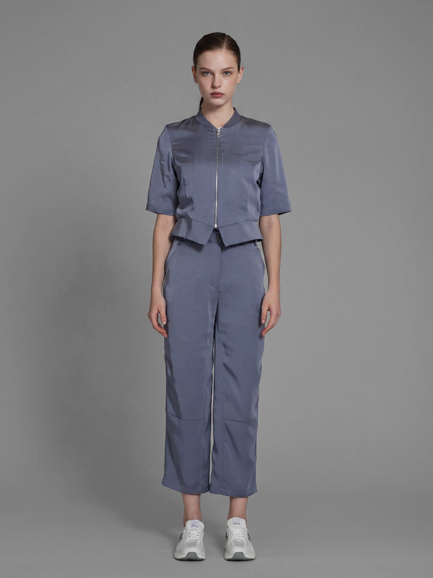 ICE SKY BLUE / COOL MIST GREY SATEEN PANTS