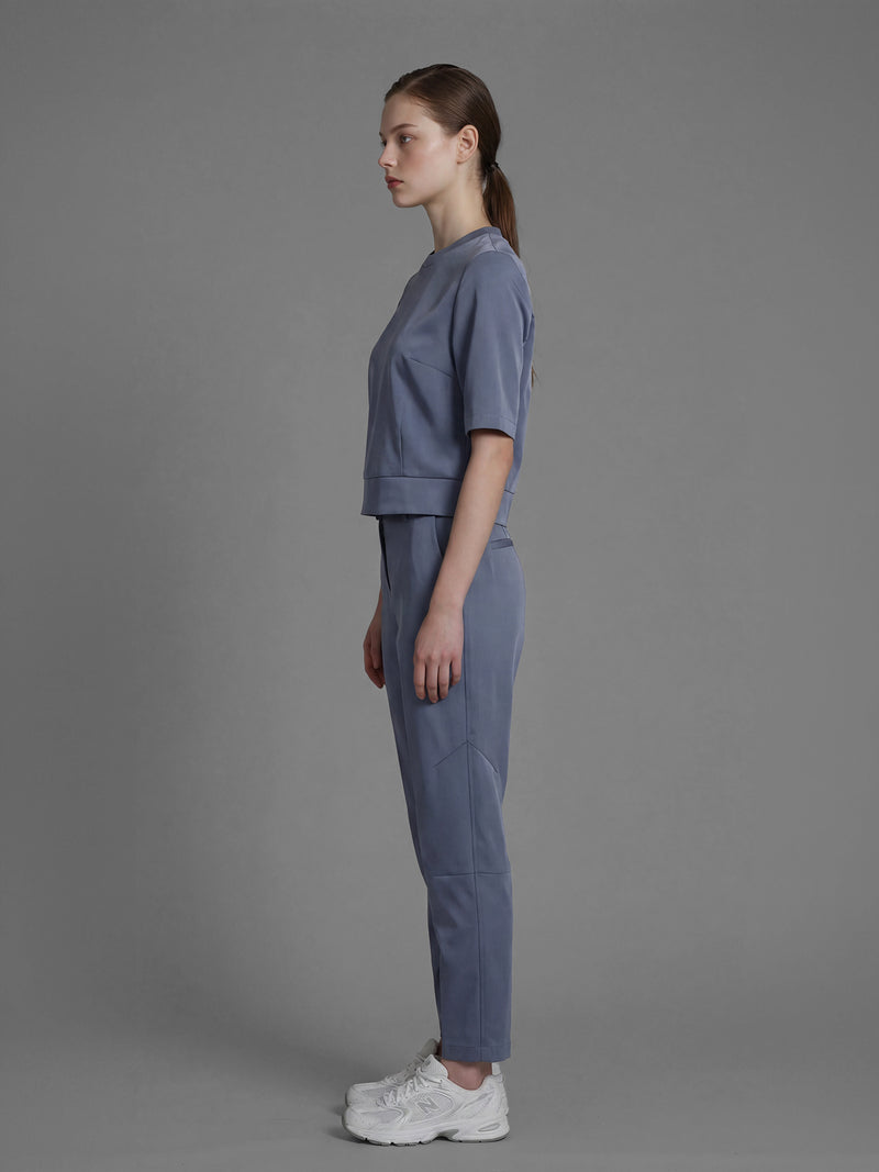 ICE SKY BLUE / COOL MIST GREY SATEEN PANTS