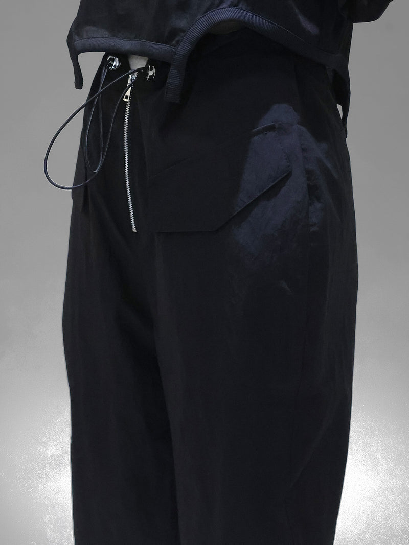 CLASSIC BLACK/MIDNIGHT GRAY CASUAL TRENCH RIDING PANTS