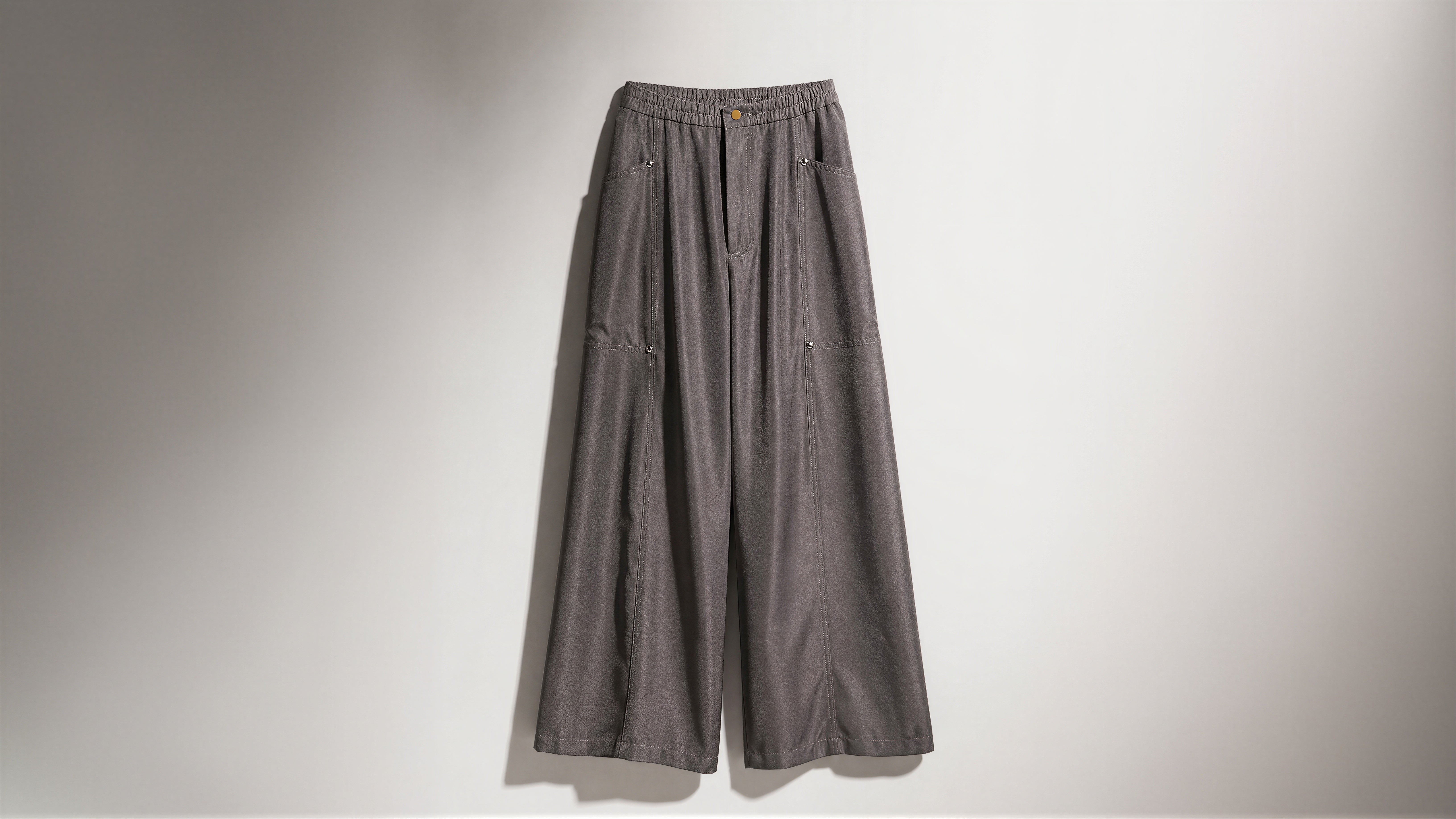 MIDNIGHT BLUE / COOL ROCK GREY TWILL CASUAL PANTS