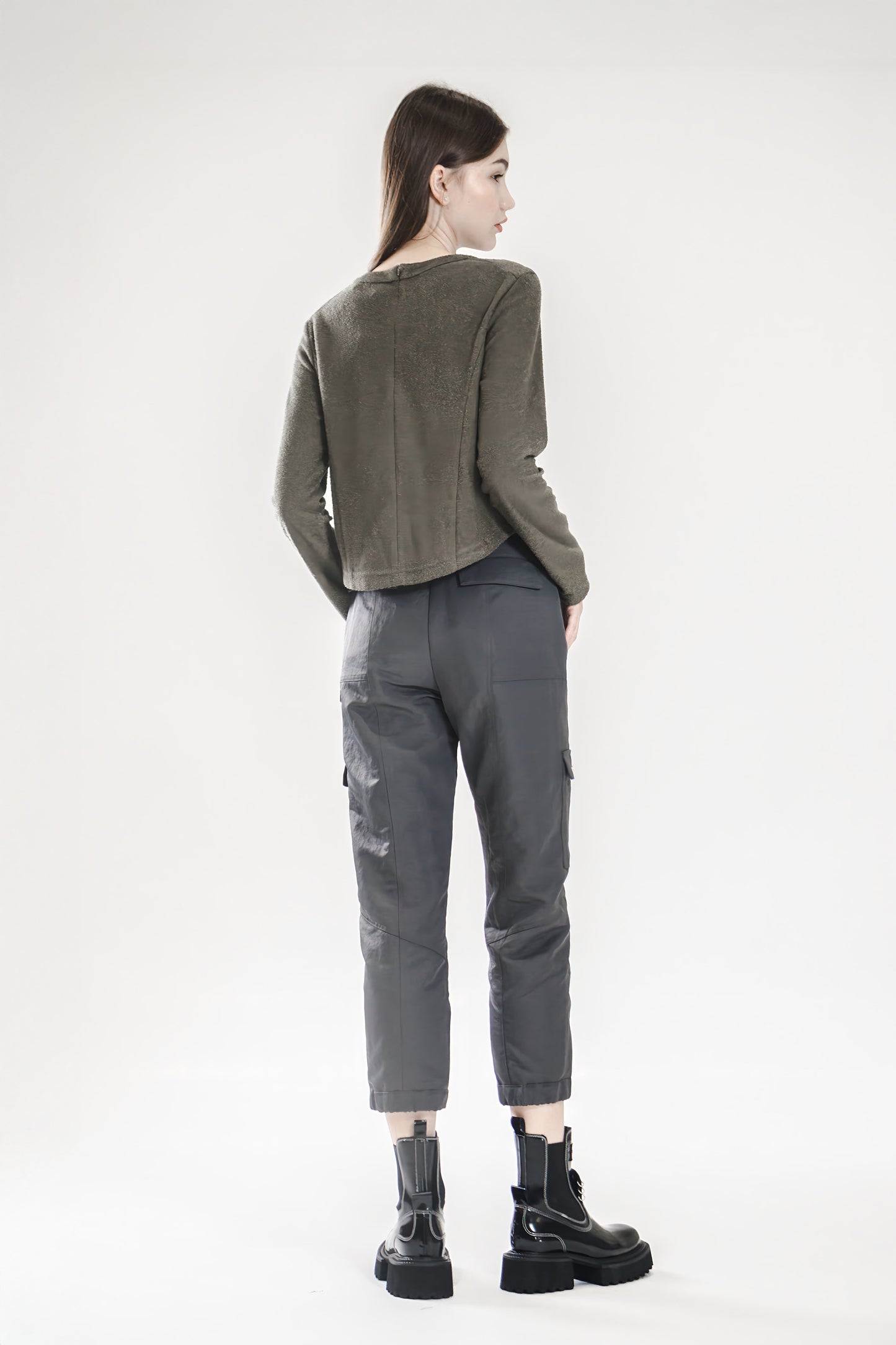 
                  
                    DEEP GULL GRAY/DARK GREEN UTILITY TROUSERS
                  
                