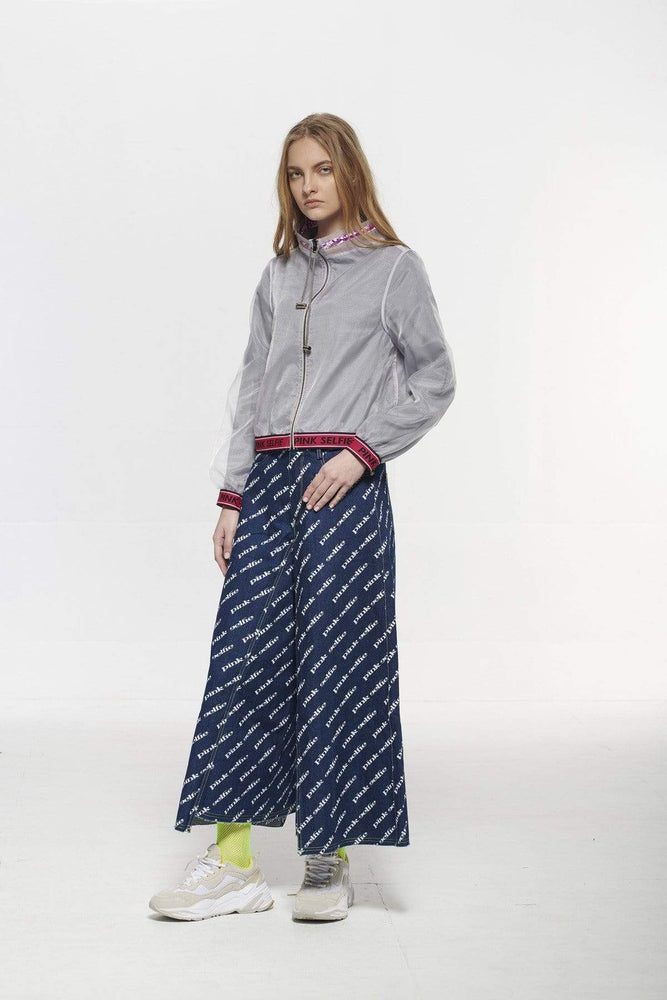 
                  
                    Pinkselfie  coat 淺灰網狀運動科技外套
                  
                