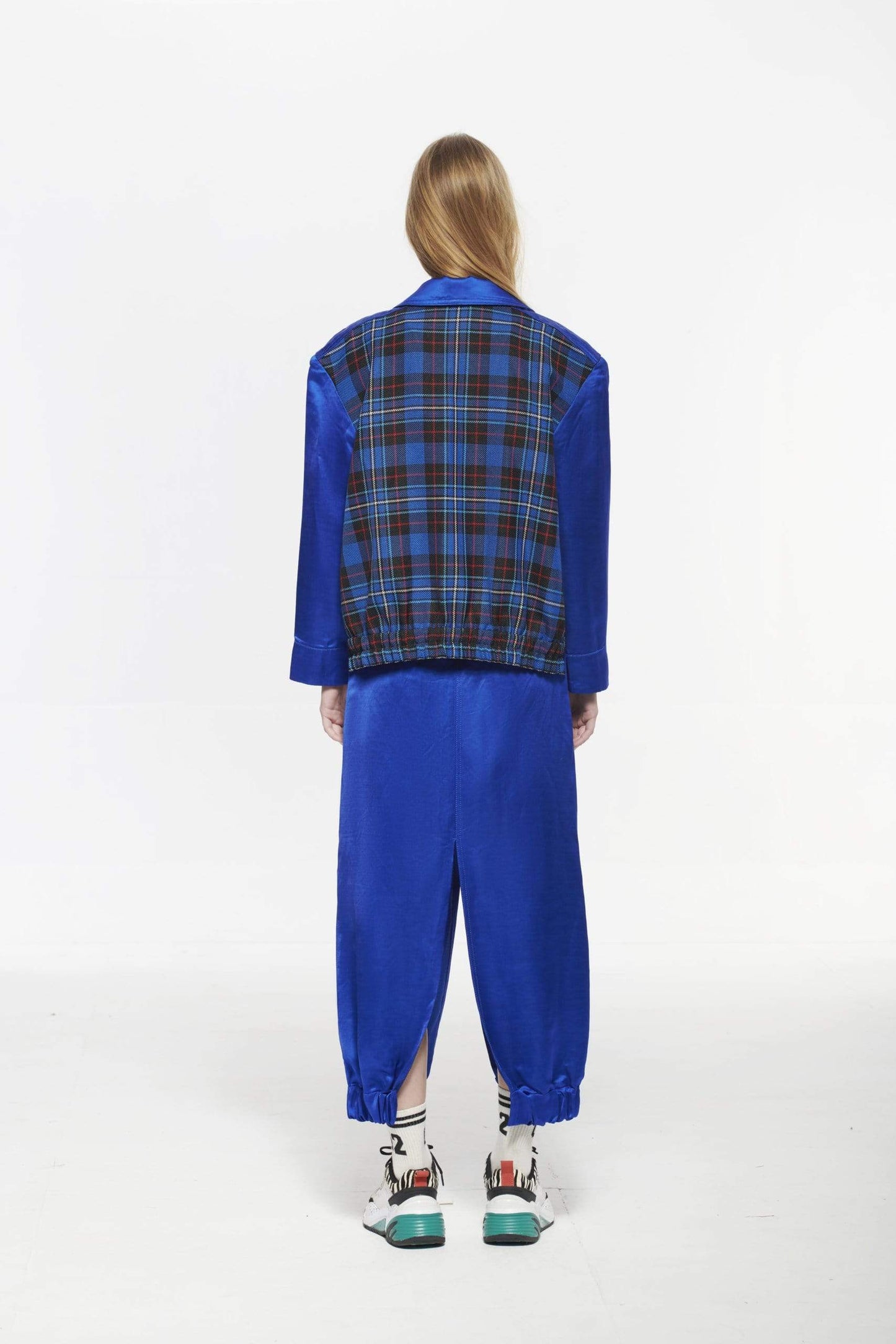 
                  
                    Pinkselfie  coat [設計款]桃/藍色麻沙典前衛夾克外套
                  
                