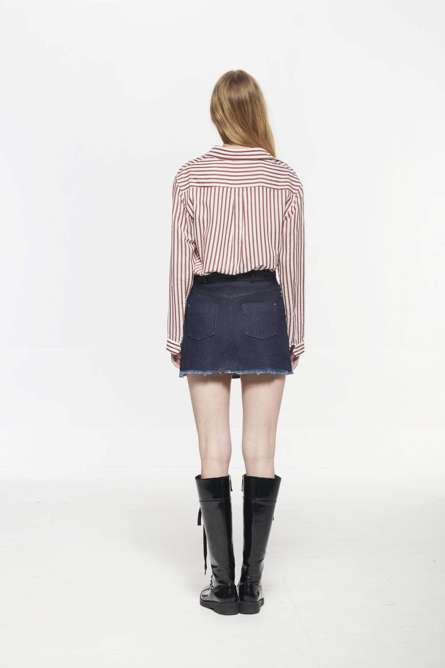 
                  
                    RED WHITE STRIPED LONG SLEEVE SHIRT
                  
                